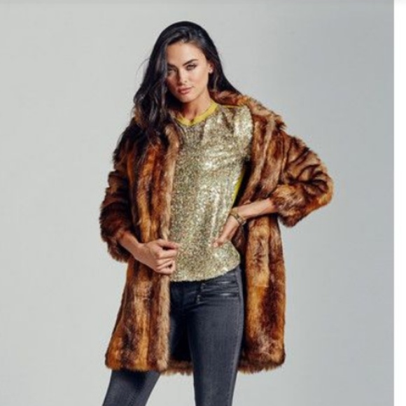 GUESS Jackets & Blazers - ❤Make An Offer❤GUES Faux Fur Coat🔥🔥